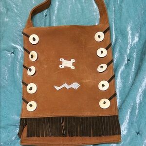 Boho Suede Crossbody Bag by Jennifer Graham